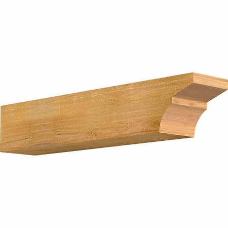 Ekena Millwork Monterey Rough Sawn Rafter Tail, Western Red Cedar, 6"W x 6"H x 32"L RFT06X06X32MON00RWR